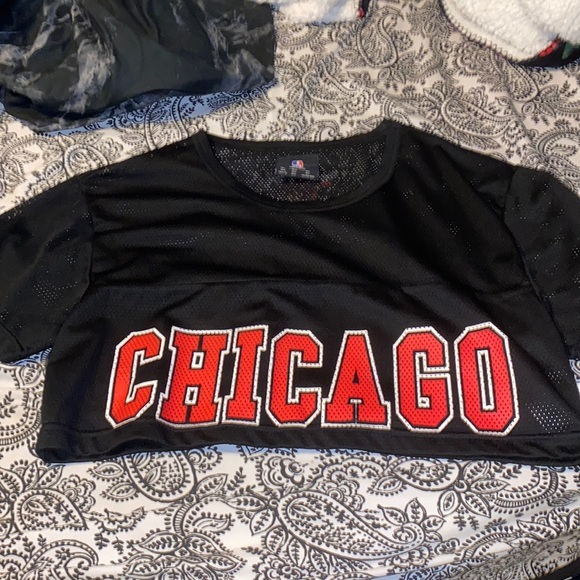 NBA Tops - Vintage Chicago Bulls Crop Top